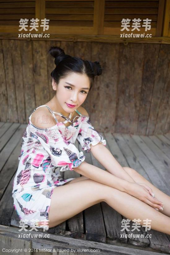 MiStar魅妍社 - 套图中的奶牛琳琳ailin：奶香四溢，高清画质会让你想喝一口！
